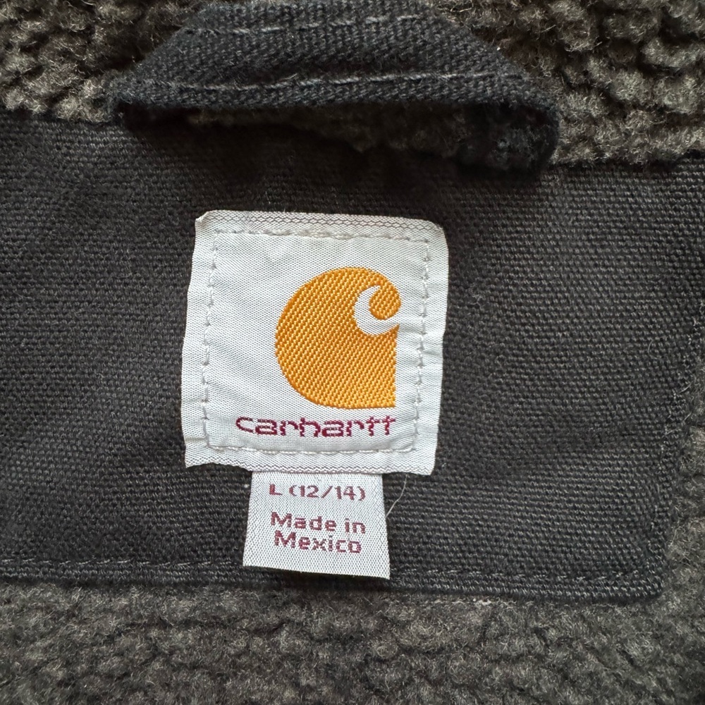 🔥RARE Carhartt Wildwood Jacket Size Large Sherpa Lined - Picture 4 of 8